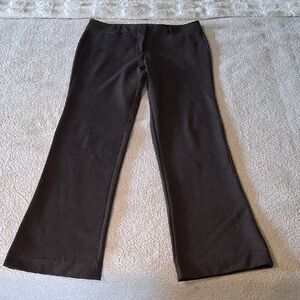 New York & Company Dark Brown Flare Pants